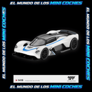 Mini GT - 2021 Aston Martin Valkyrie - Escaping White (Versión Caja)