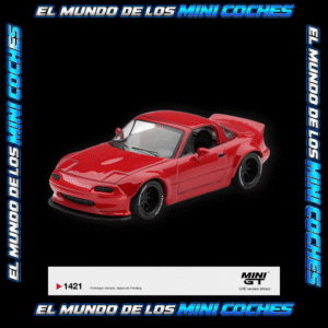 Mini GT - 2021 Mazda MX-5 (NA) PANDEM - Classic Red (Versión Caja)