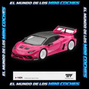Mini GT - 2026 Lamborghini Huracan GT LB★WORKS - Ruby Purple (Versión Caja)