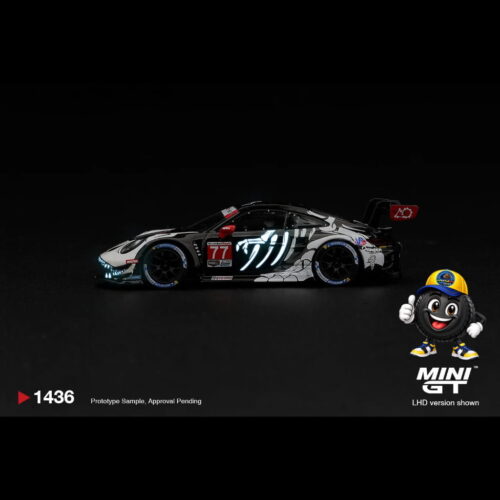 Mini GT 1:64 - 2026 Porsche 911 (992) GT3 R #77 AO Racing SKELETON REXY Petit Lemans