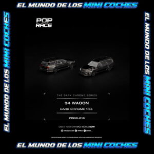 Pop Race - R34 Wagon (Dark Chrome) - PRDC018
