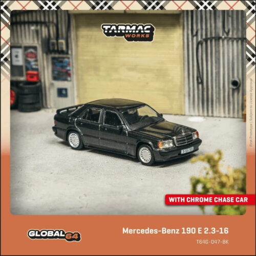 Tarmac Works - Mercedes-Benz 190E 2.3-16 - Blue-Black Metallic