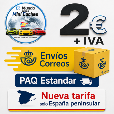 Envíos a 2 Euros por Correos PAQ Estandar